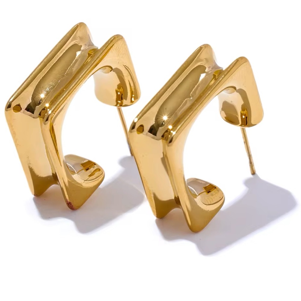 Gold Geometric Earrings